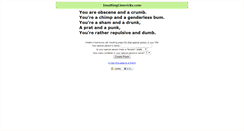Desktop Screenshot of insultinglimericks.com